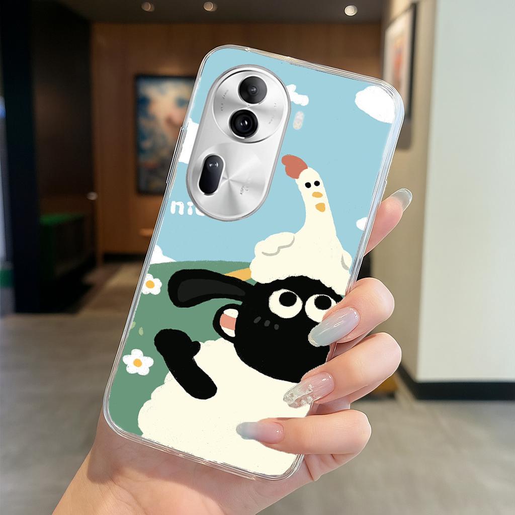 OPPO Reno 系列 客製化 手機殼 空壓殼 防摔軟殼 綿羊