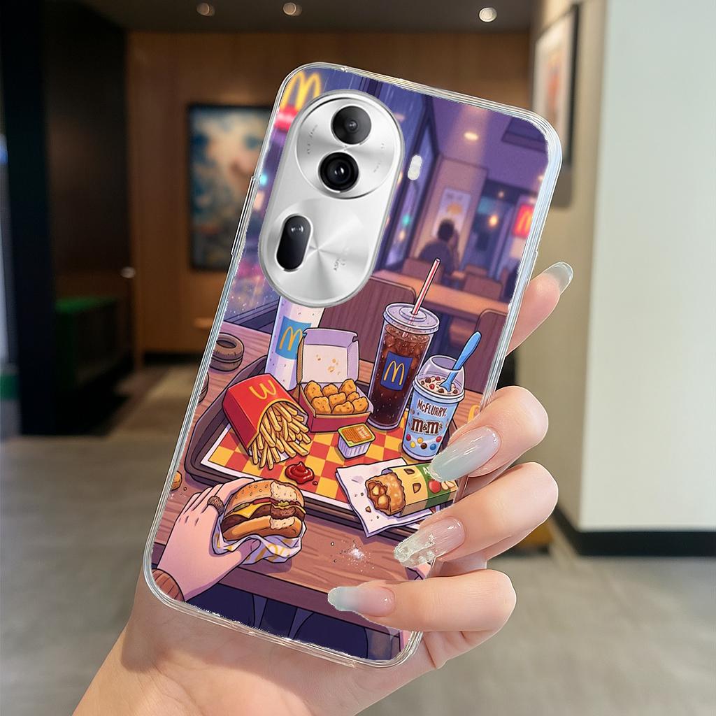 OPPO Reno 系列 客製化 手機殼 空壓殼 防摔軟殼 孤獨宵夜