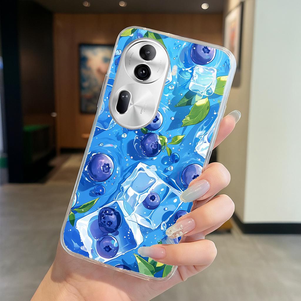 OPPO Reno 系列 客製化 手機殼 空壓殼 防摔軟殼 藍莓冰泉