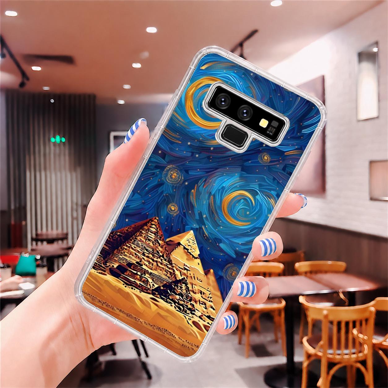Samsung Galaxy Note 系列 客製化 手機殼 空壓殼 防摔軟殼 埃及星空