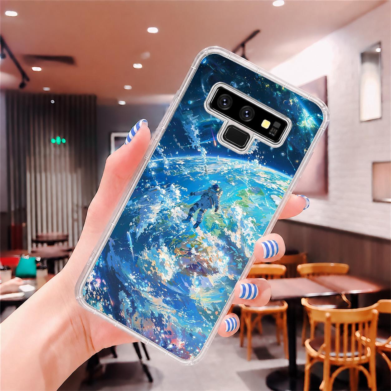 Samsung Galaxy Note 系列 客製化 手機殼 空壓殼 防摔軟殼 太空地球