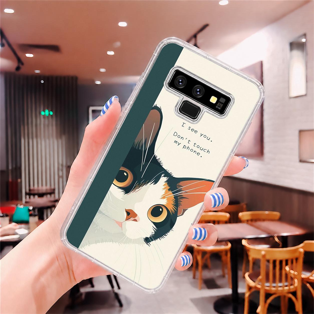 Samsung Galaxy Note 系列 客製化 手機殼 空壓殼 防摔軟殼 社恐貓貓