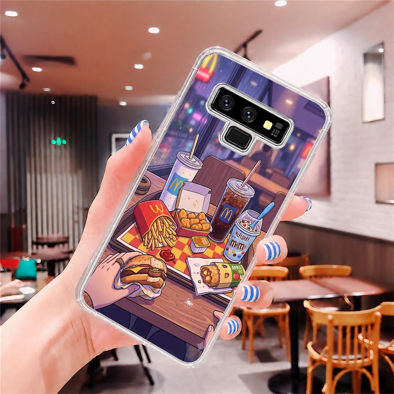 Samsung Galaxy Note 系列 客製化 手機殼 空壓殼 防摔軟殼 孤獨宵夜