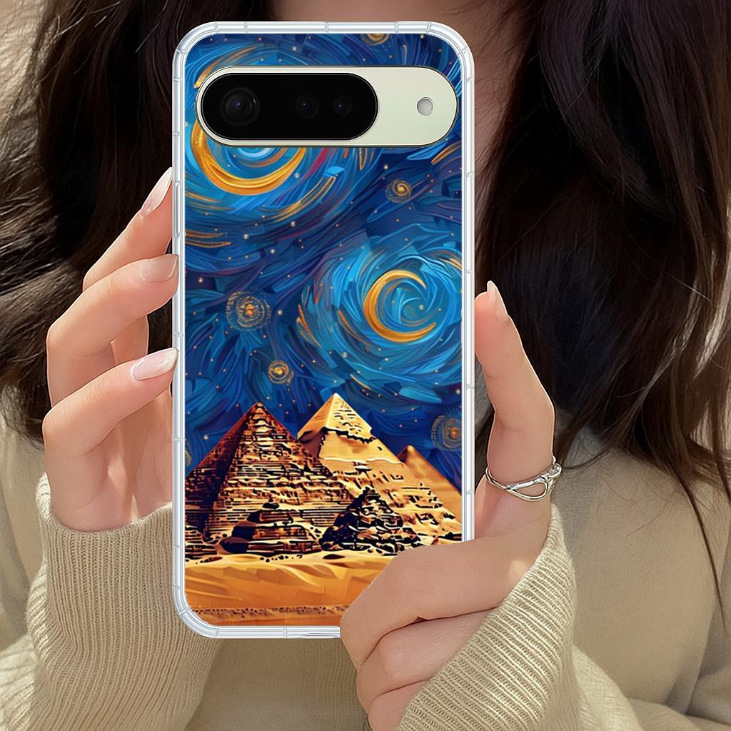 Google Pixel 系列 客製化 手機殼 空壓殼 防摔軟殼 埃及星空