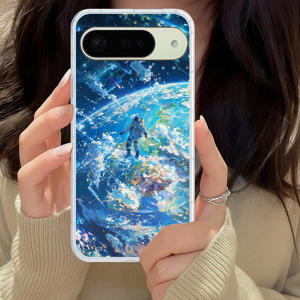 Google Pixel 系列 客製化 手機殼 空壓殼 防摔軟殼 太空地球