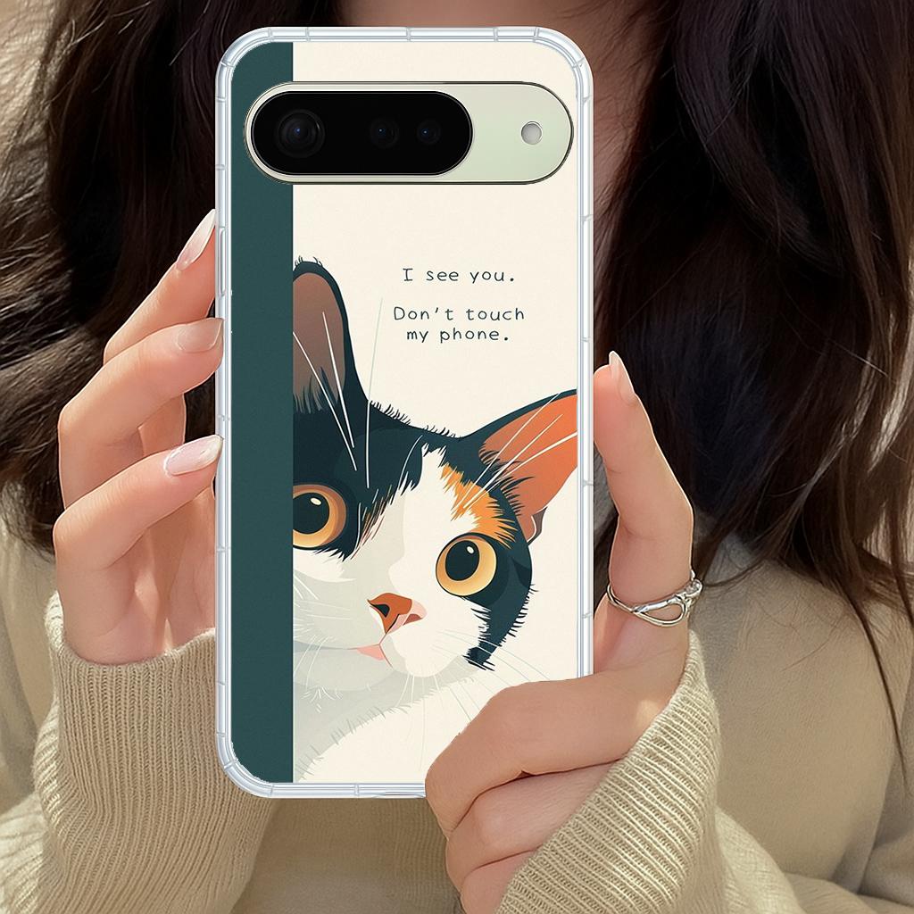 Google Pixel 系列 客製化 手機殼 空壓殼 防摔軟殼 社恐貓貓
