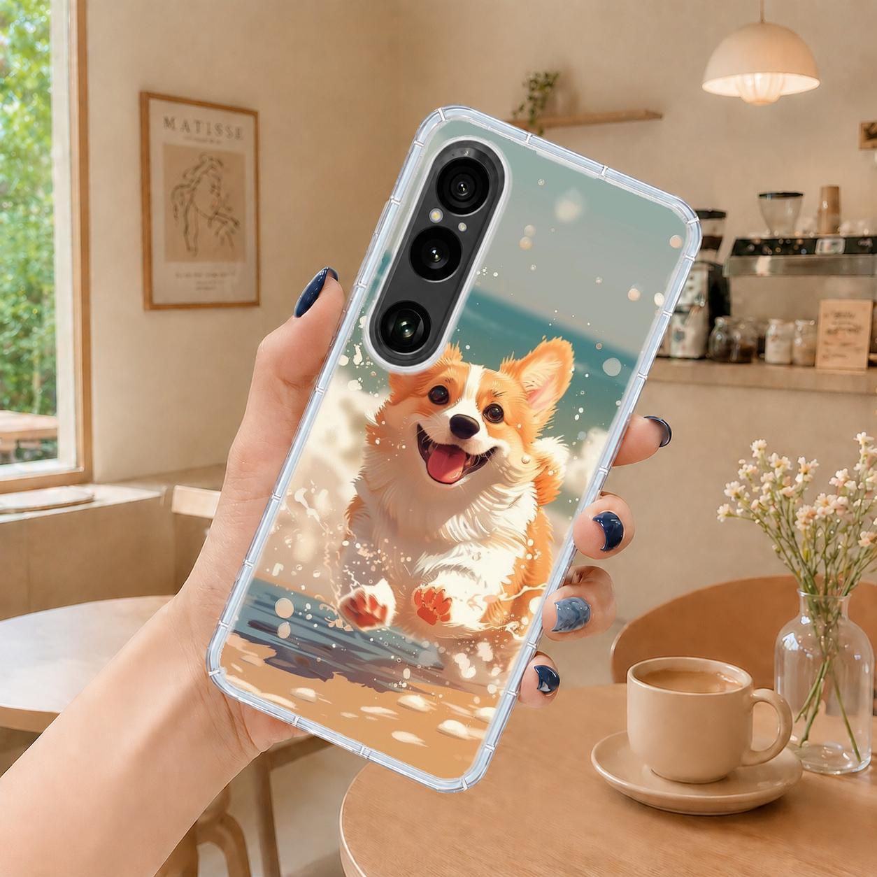 Sony Xperia 1 系列 客製化 手機殼 空壓殼 防摔軟殼 海洋小狗