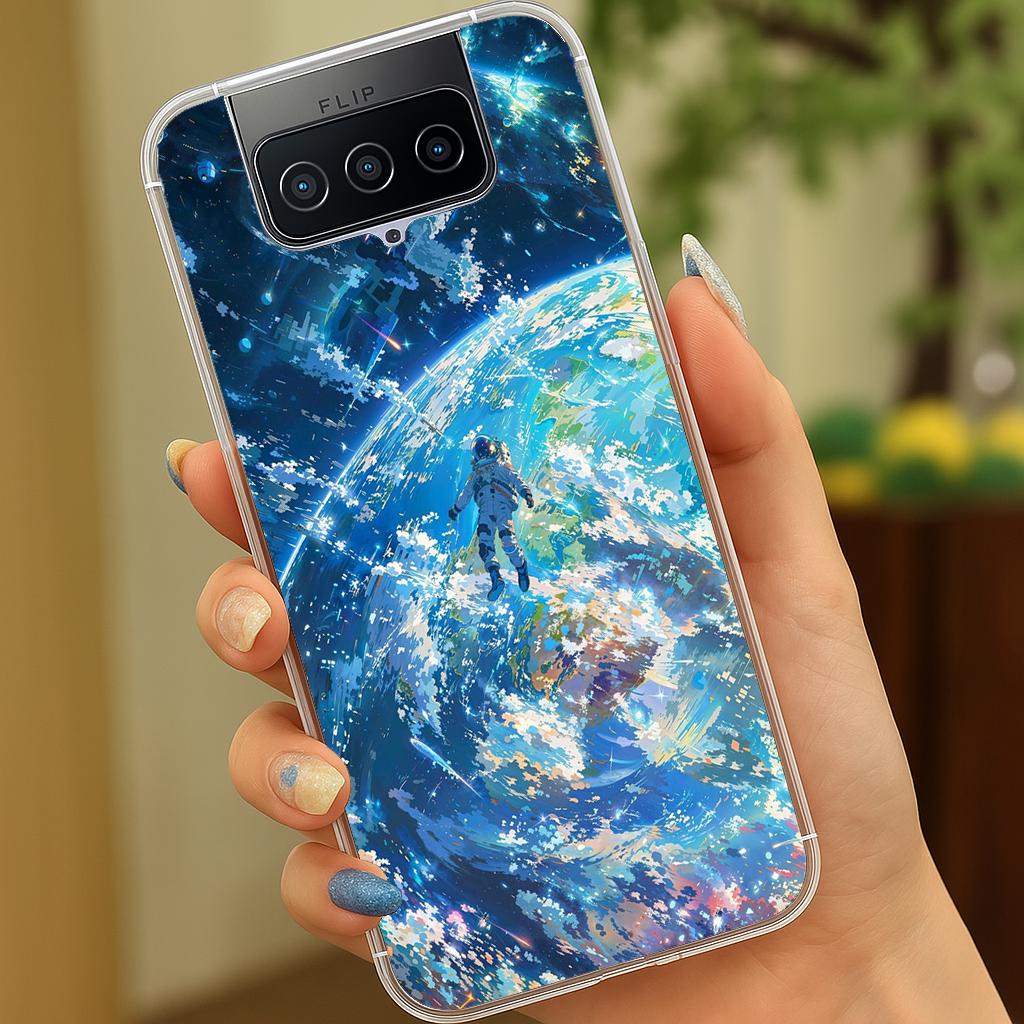 ASUS ZenFone 7 | 8 系列 客製化 手機殼 空壓殼 防摔軟殼 太空地球