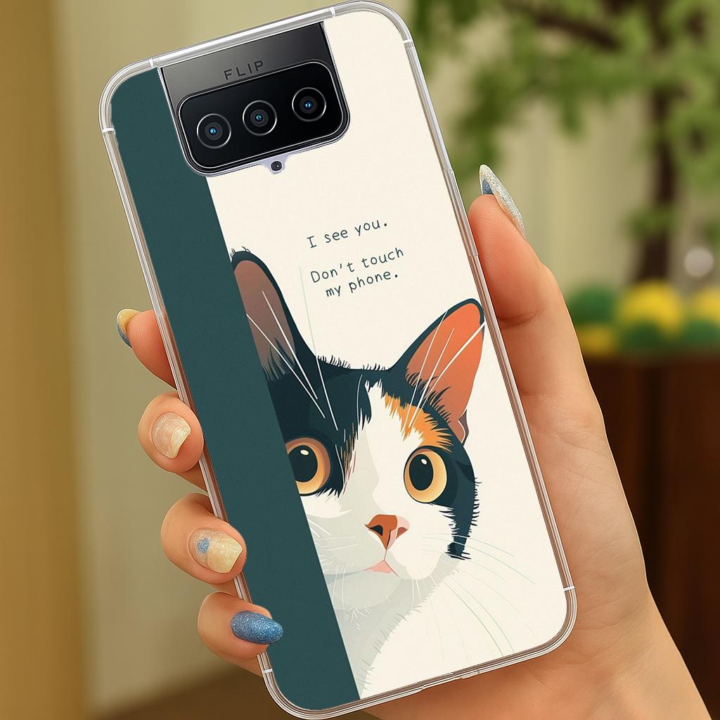 ASUS ZenFone 7 | 8 系列 客製化 手機殼 空壓殼 防摔軟殼 社恐貓貓
