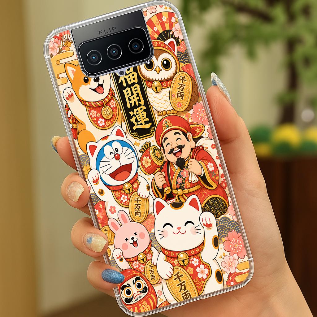 ASUS ZenFone 7 | 8 系列 客製化 手機殼 空壓殼 防摔軟殼 招財萬兩