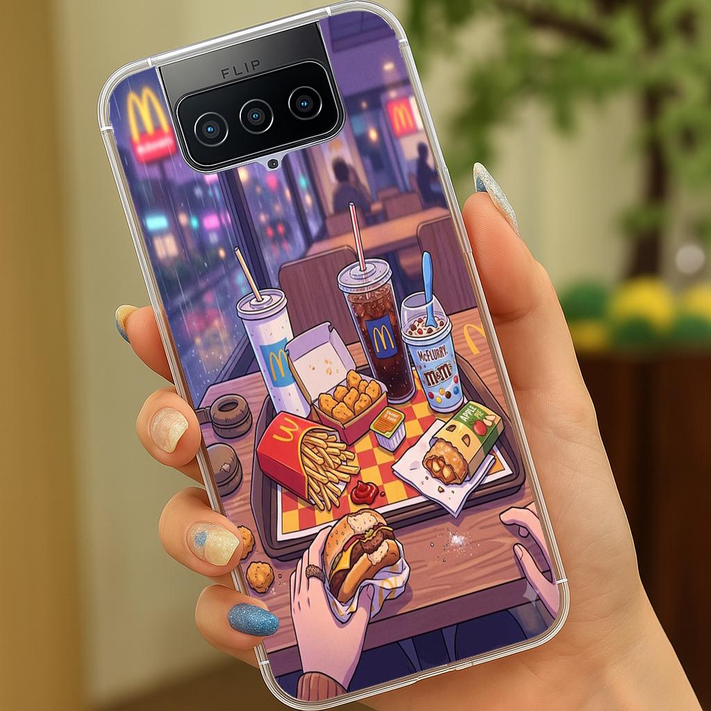 ASUS ZenFone 7 | 8 系列 客製化 手機殼 空壓殼 防摔軟殼 孤獨宵夜