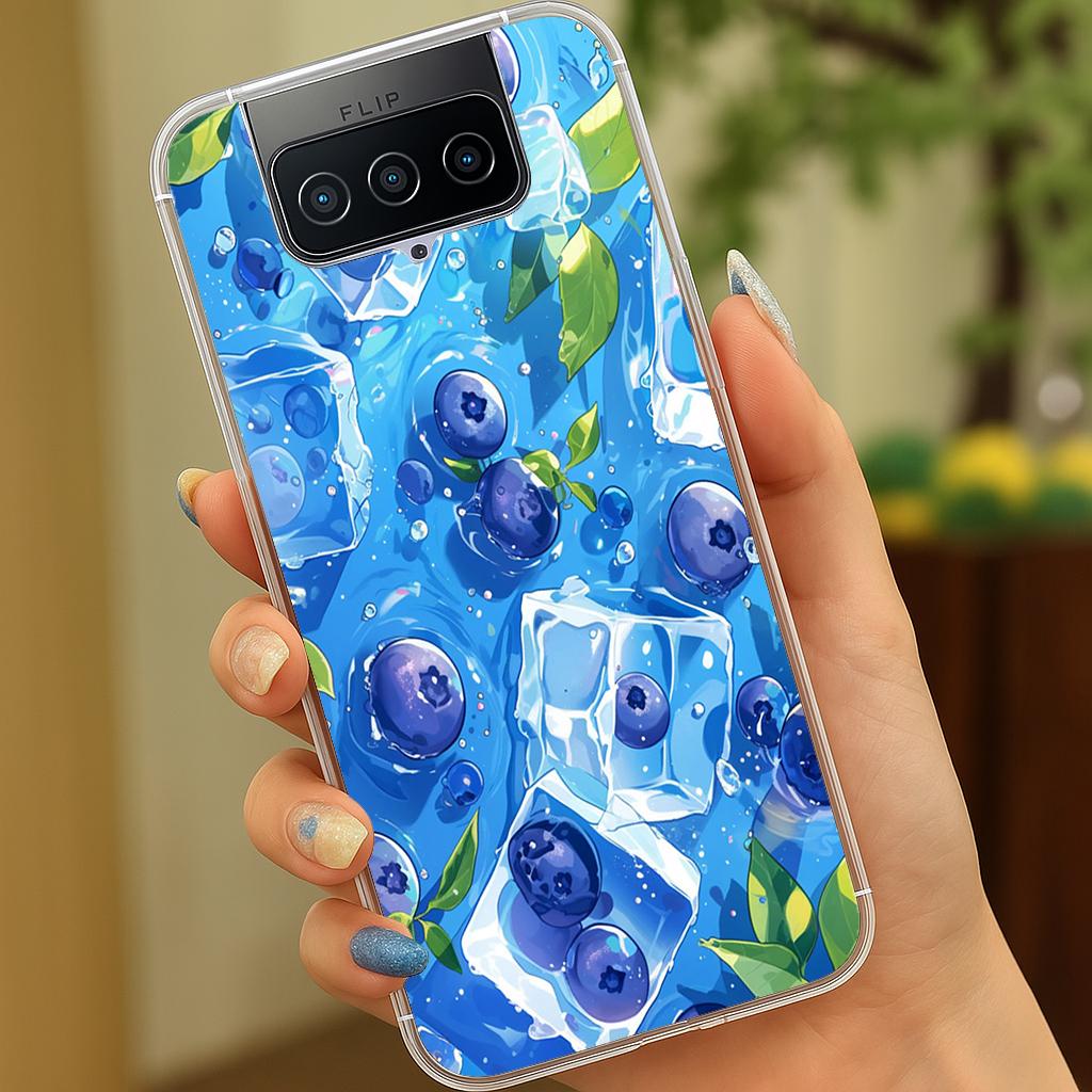 ASUS ZenFone 7 | 8 系列 客製化 手機殼 空壓殼 防摔軟殼 藍莓冰泉
