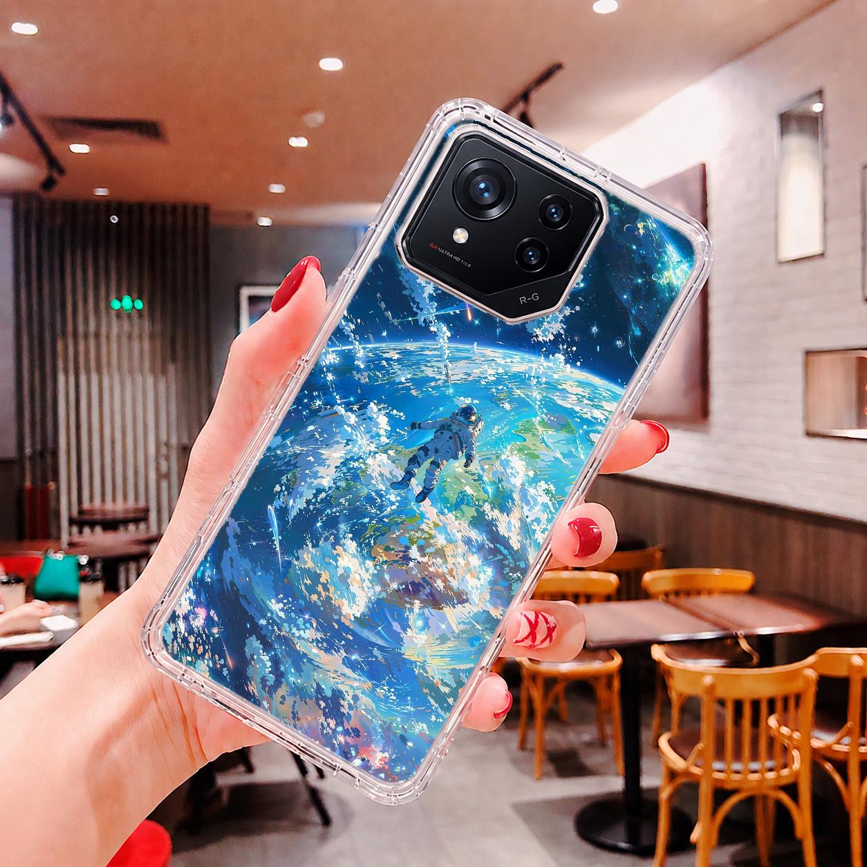 ASUS ROG Phone 8 | 9 系列 客製化 手機殼 空壓殼 防摔軟殼 太空地球