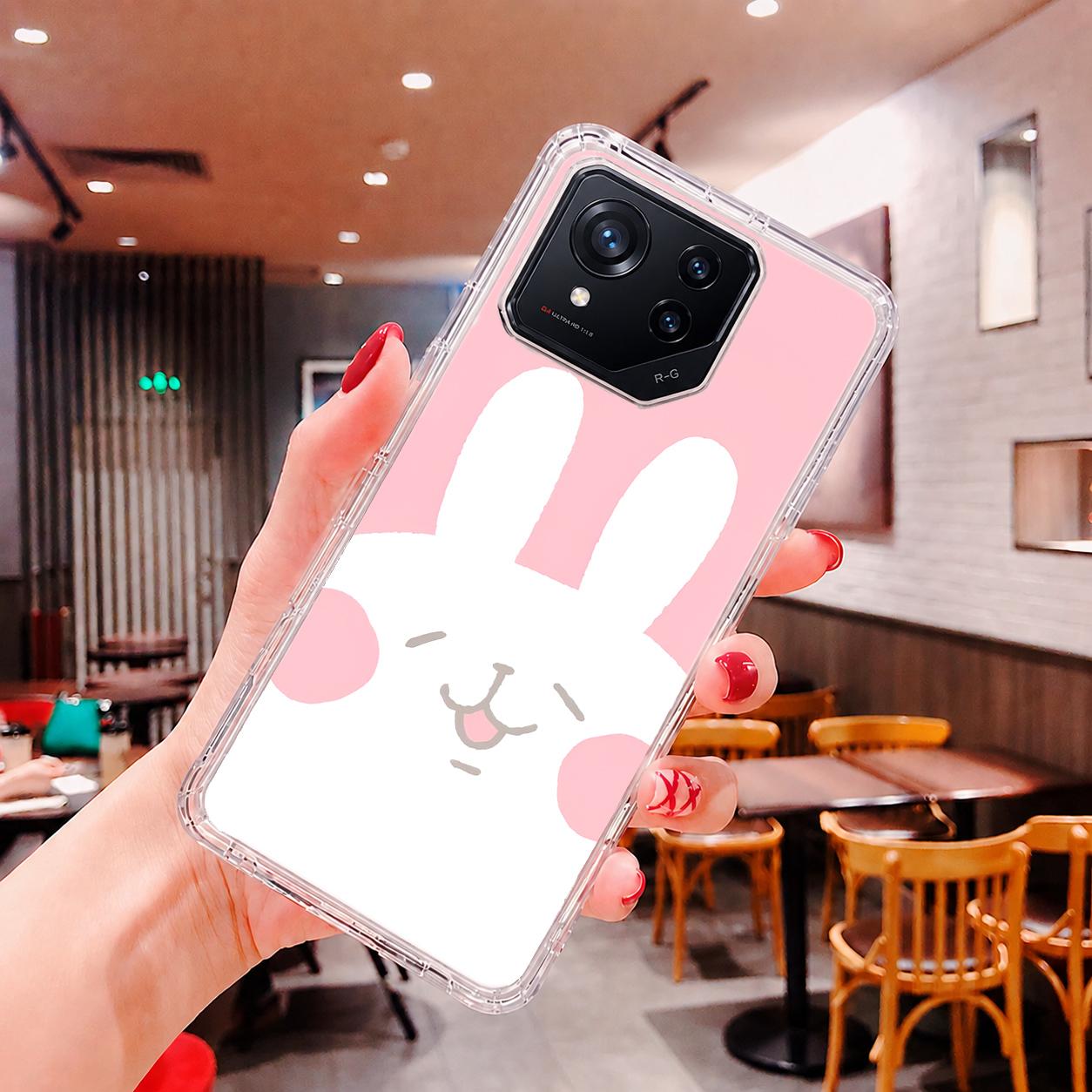 ASUS ROG Phone 8 | 9 系列 客製化 手機殼 空壓殼 防摔軟殼 小白兔