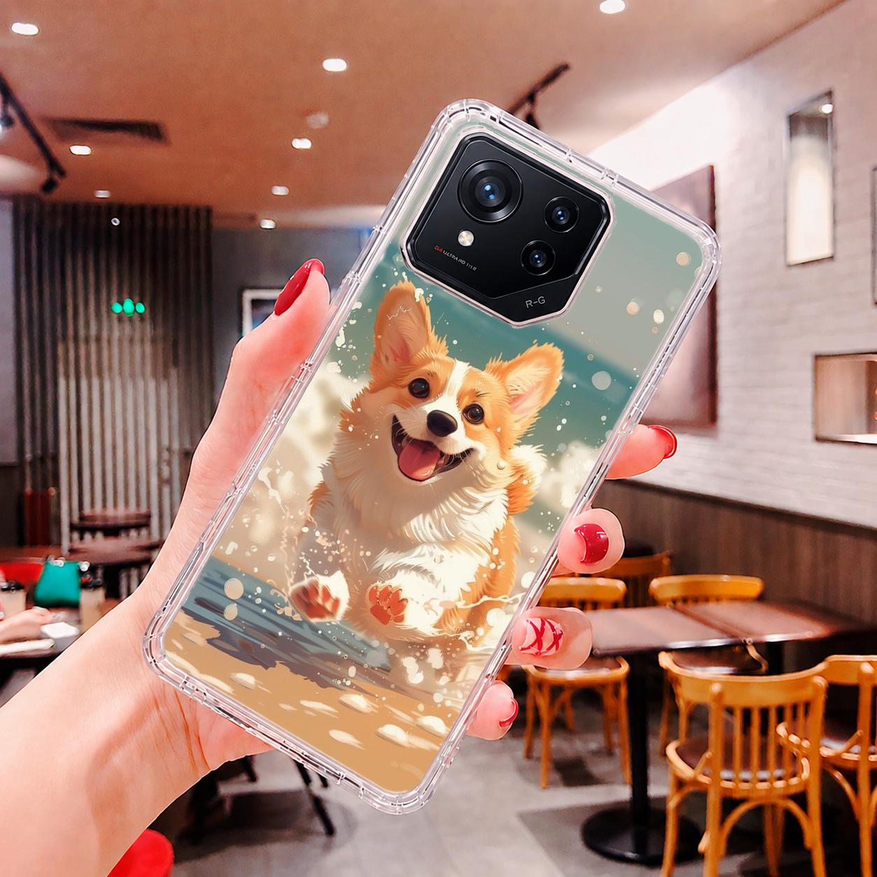 ASUS ROG Phone 8 | 9 系列 客製化 手機殼 空壓殼 防摔軟殼 海洋小狗