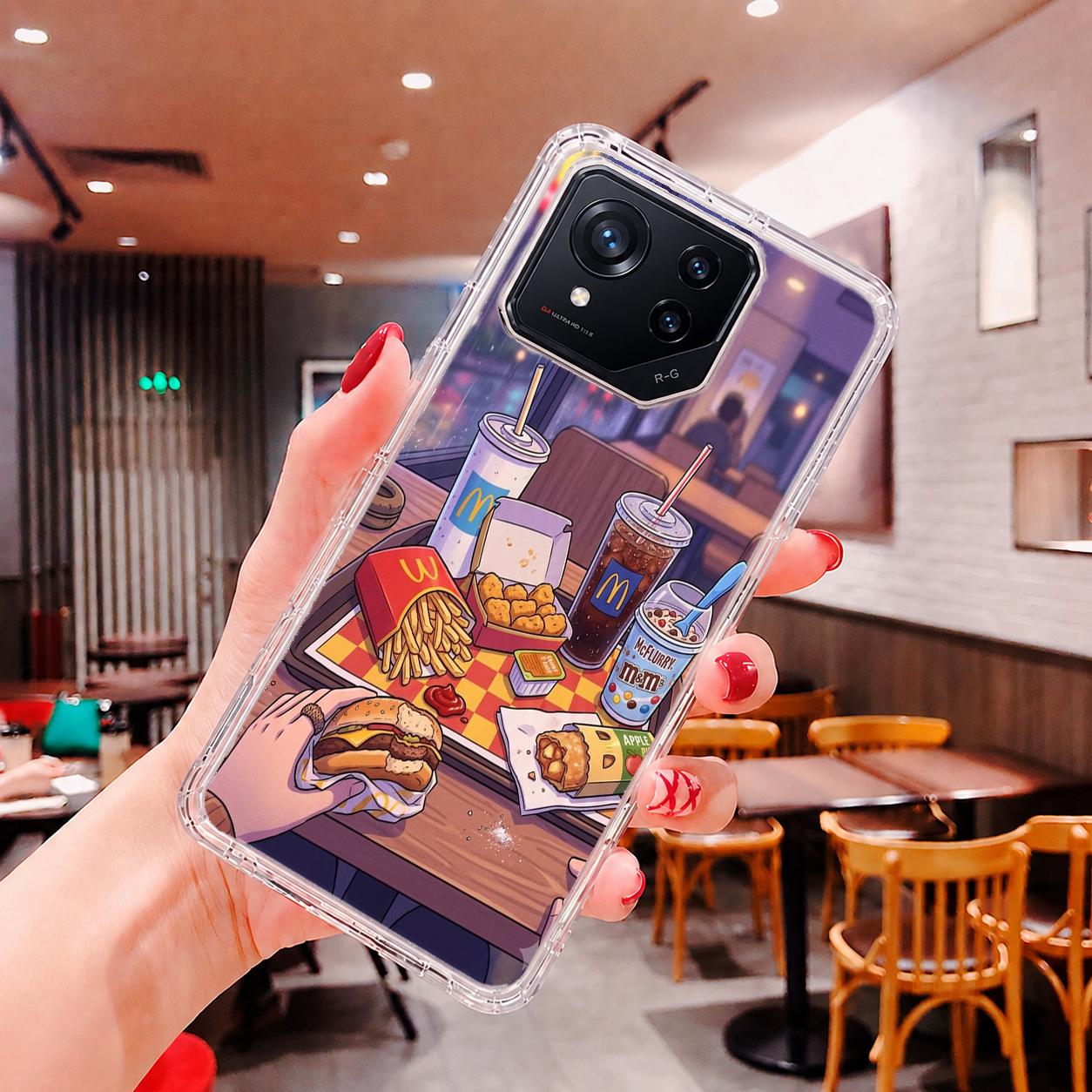 ASUS ROG Phone 8 | 9 系列 客製化 手機殼 空壓殼 防摔軟殼 孤獨宵夜
