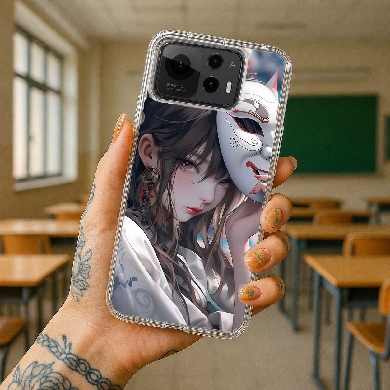 ASUS ZenFone 11 | 12 系列 客製化 手機殼 空壓殼 防摔軟殼 面具少女