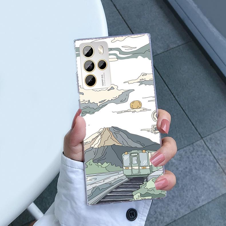 HTC U 系列 客製化 手機殼 空壓殼 防摔軟殼 富士山電車