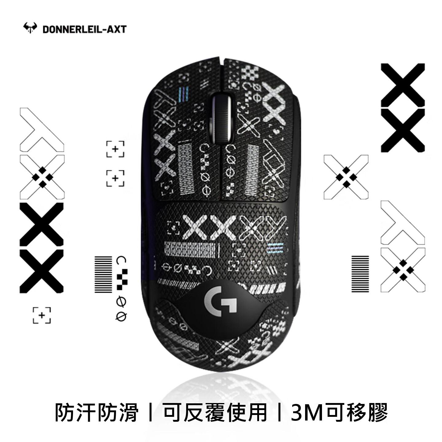 雷釜羅技GPW2＋GPW3滑鼠防滑貼