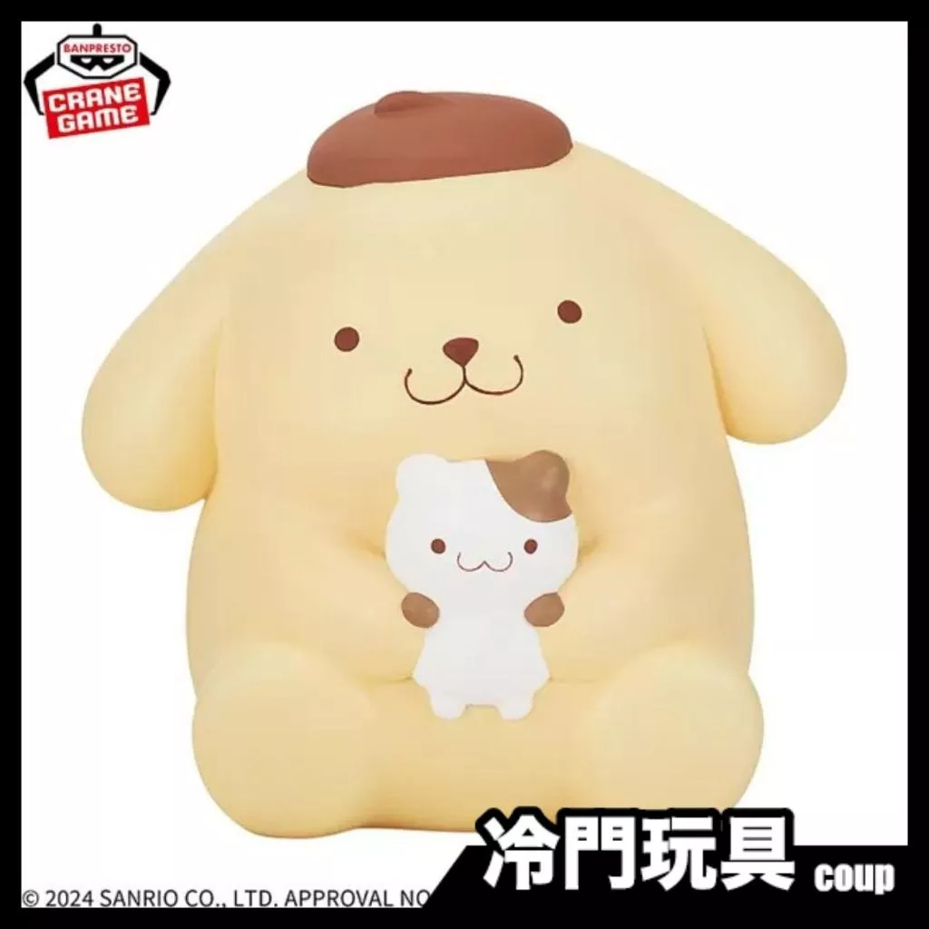 BANPRESTO 三麗鷗 布丁狗 SOFVIMATES 軟膠公仔