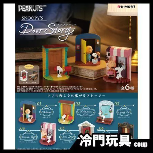 Re-MeNT 史努比 SNOOPY 門扉故事 盲盒 盒玩 一中盒6入