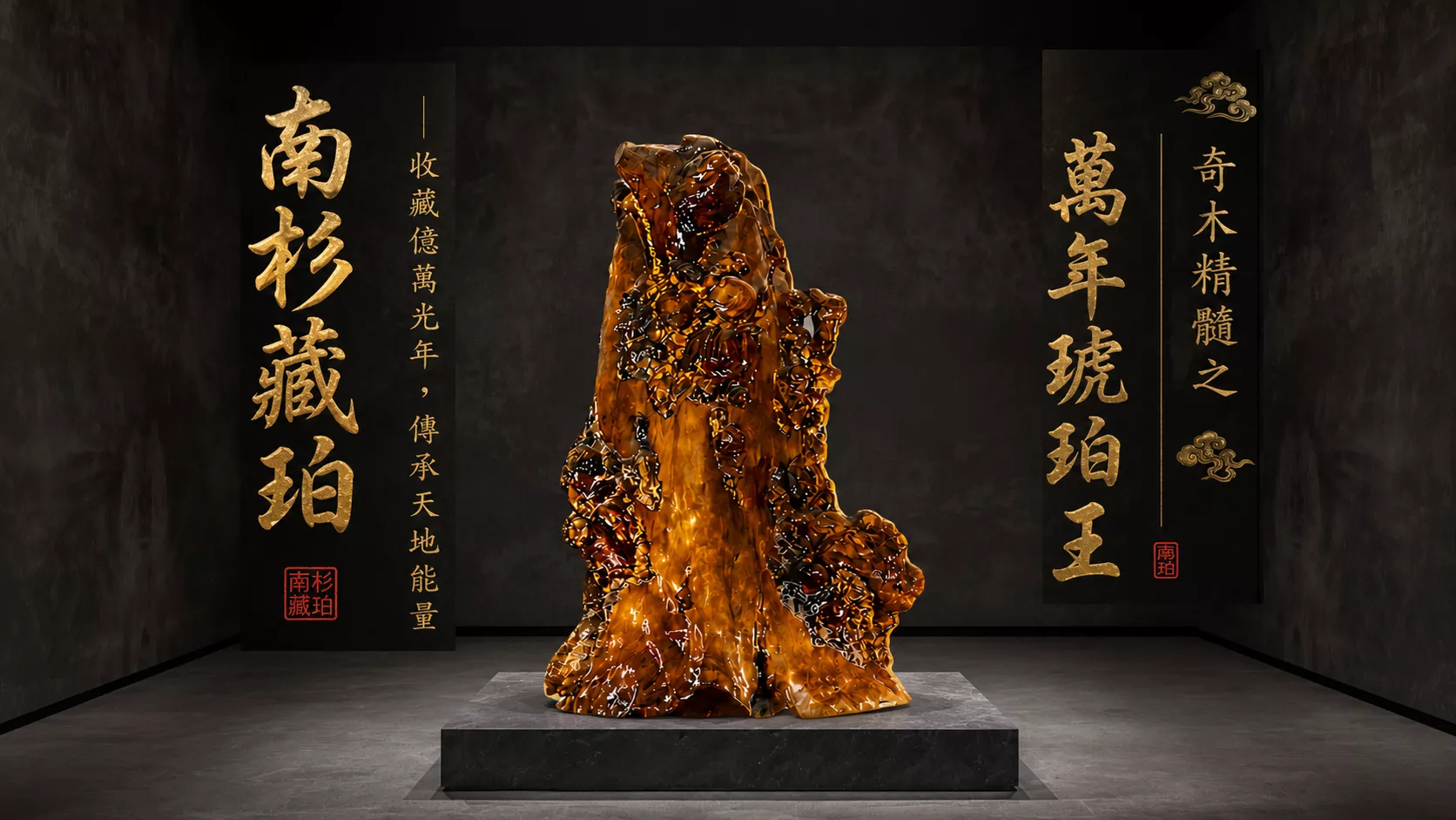 南杉藏珀，奇木精髓，萬年琥珀王，黃金琥珀，黃金蜜蠟