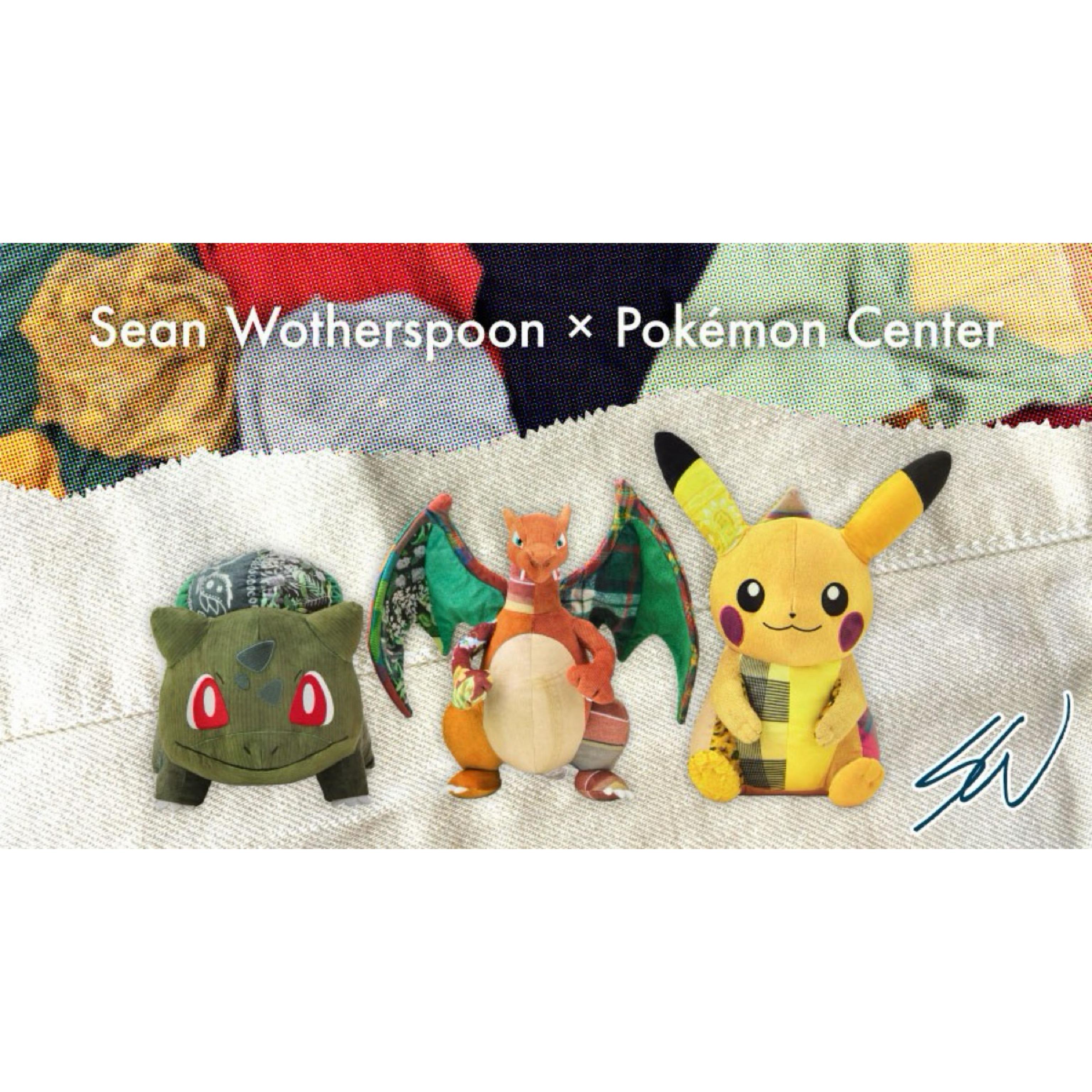 日本寶可夢中心🇯🇵 Sean Wotherspoon x 寶可夢 設計師聯名 玩偶 娃娃 皮卡丘 噴火龍 妙蛙種子