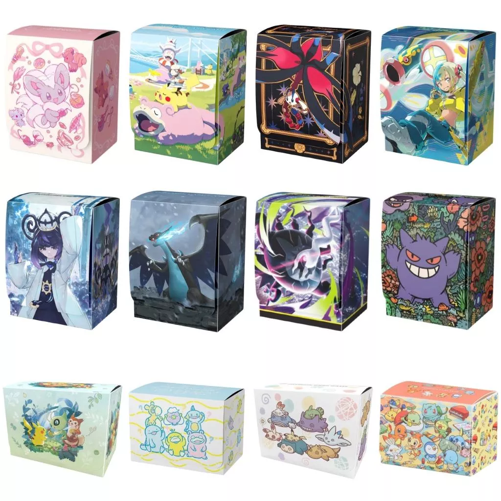 【部分現貨】再入荷‼️ 日本寶可夢中心🇯🇵 日版 卡牌遊戲 常規款 收納卡盒 卡盒 集換式卡牌 卡牌收納 朱紫 遊戲卡牌
