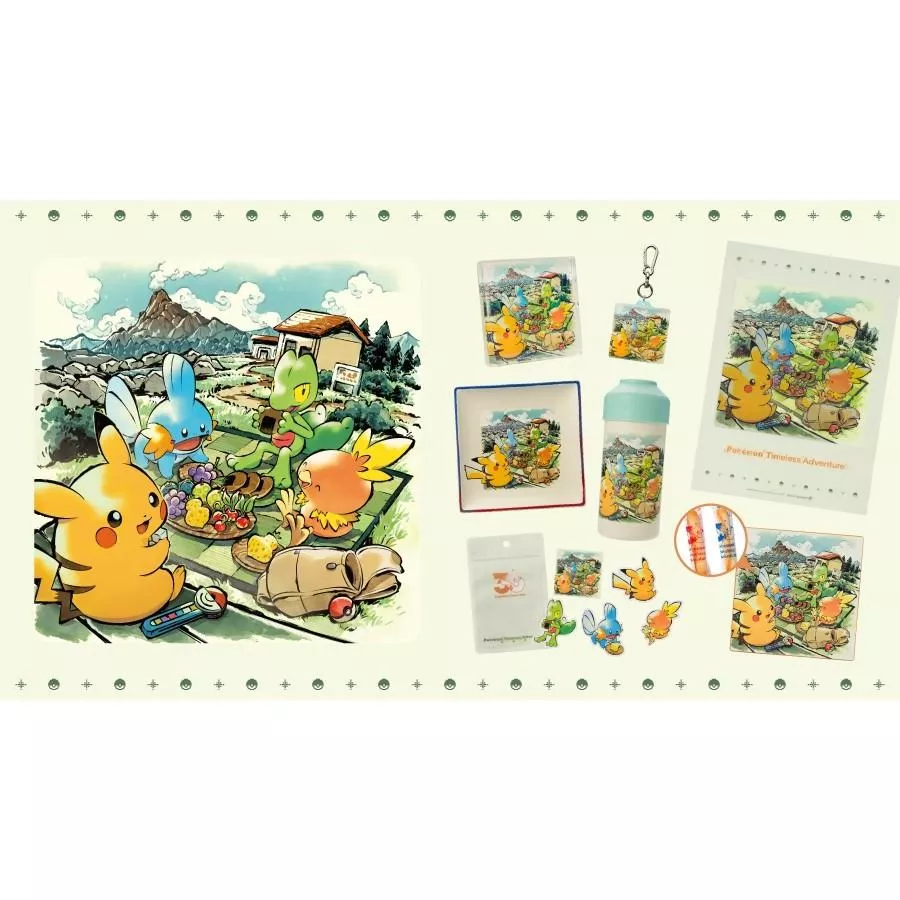 【部分現貨】日本寶可夢中心🇯🇵30週年紀念 Timeless Adventure 皮卡丘 火稚雞 木守宮 水躍魚 御三家