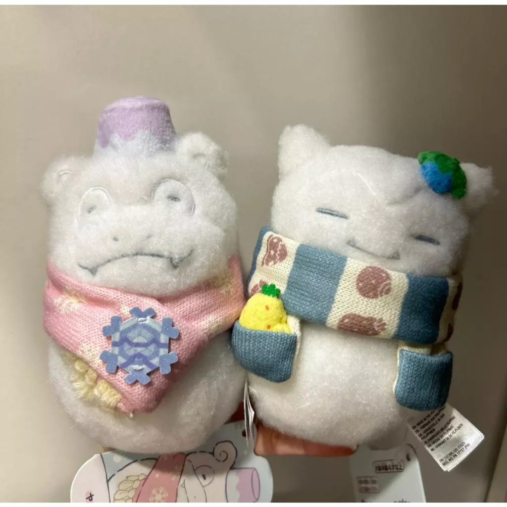 【部分現貨】日本寶可夢中心🇯🇵 冬季 雪人 皮卡丘 卡比獸 呆呆獸 玩偶 娃娃 毛絨玩偶 滾雪球 冬天 聖誕 下雪 玩具