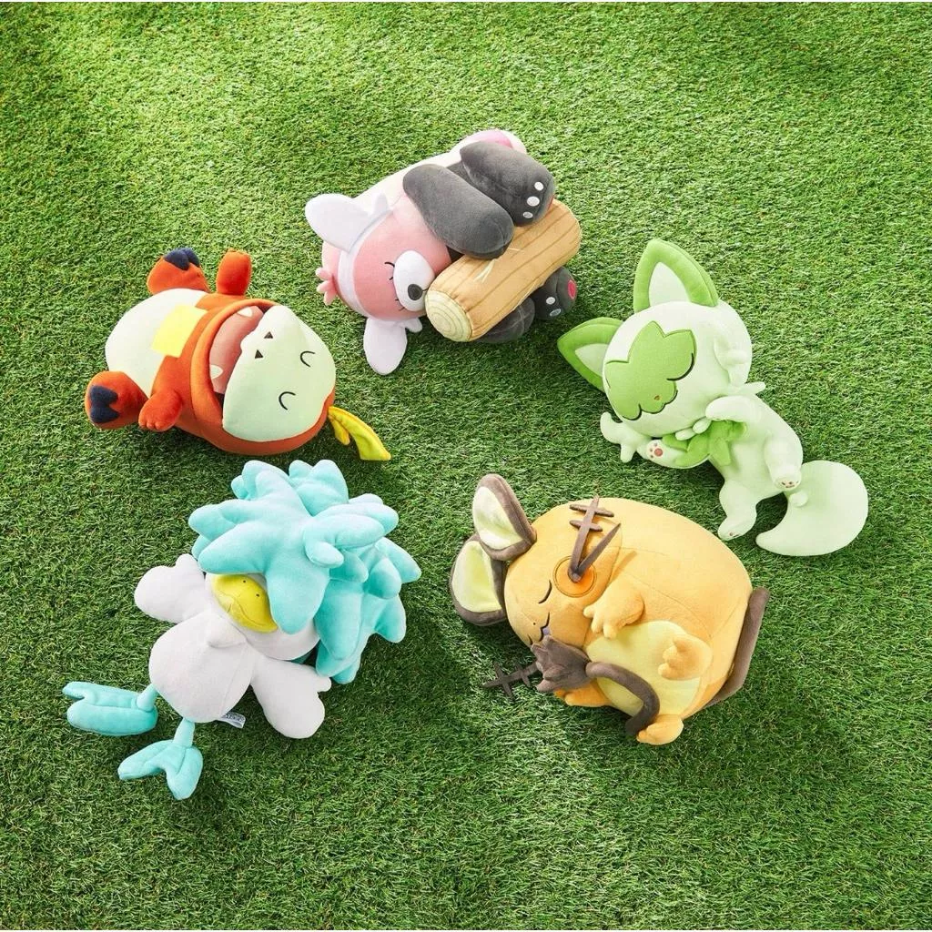 日本寶可夢中心🇯🇵 Pokemon sleep 睡覺 第二篇 娃娃 玩偶 朱紫 新葉喵 呆火鱷 潤水鴨 咚咚鼠 穿著熊