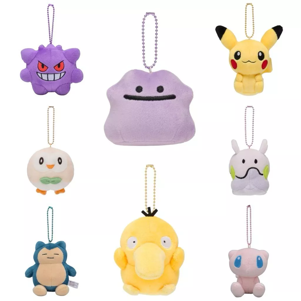 【部分現貨】日本寶可夢中心🇯🇵 日版 Pokemon dolls 吊飾 娃娃 玩偶 百變怪 耿鬼 可達鴨 夢幻 卡比獸
