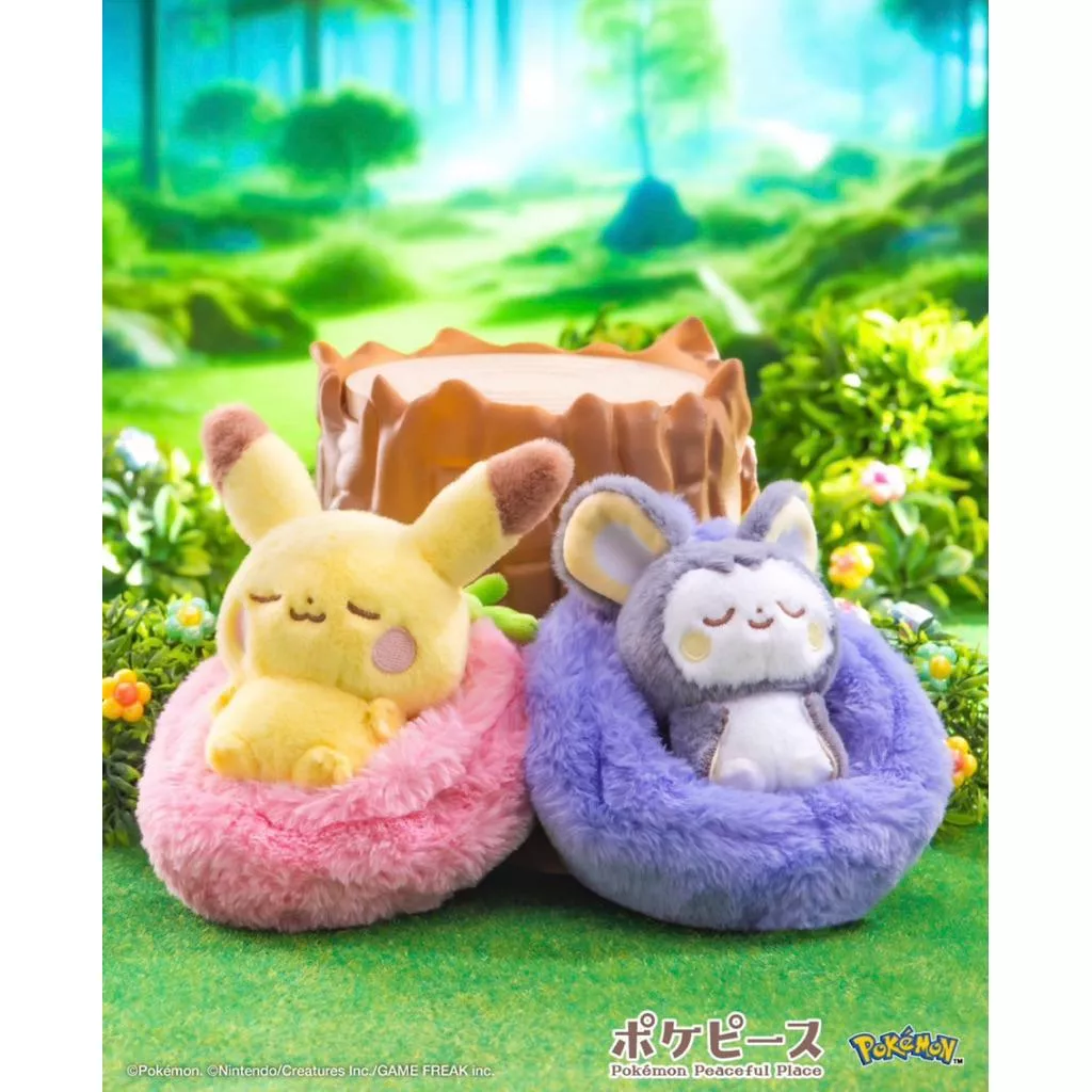 【部分現貨】日本寶可夢中心🇯🇵 TAKARA TOMY 繽紛水果 香甜熟睡 睡覺娃娃 玩偶 皮卡丘 電飛鼠 娃娃 Q版