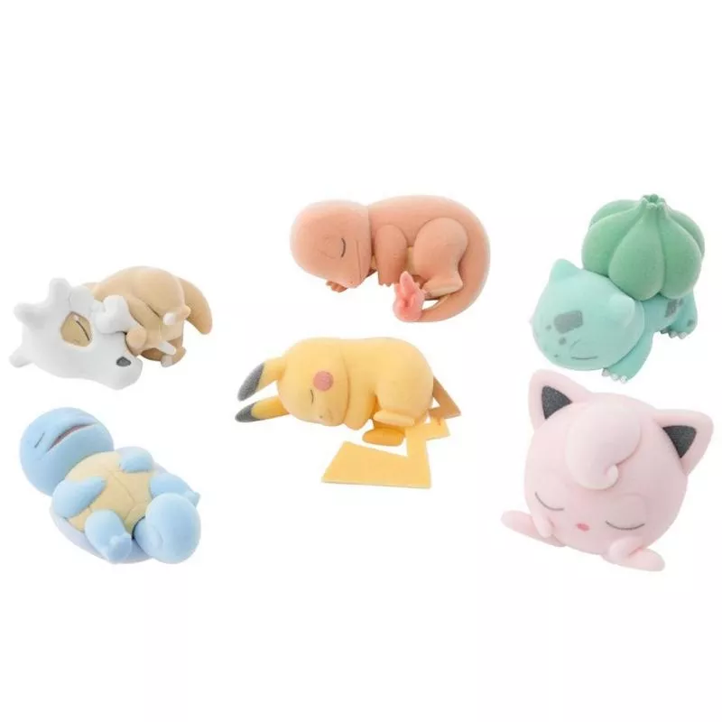 日本寶可夢中心🇯🇵 限量 萌綠之島 pokemon sleep 睡覺植絨公仔 皮卡丘 小火龍 傑尼龜 胖丁 卡拉卡拉