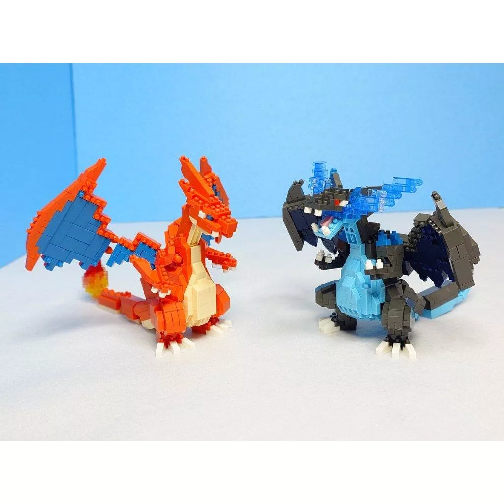【部分現貨】日本寶可夢中心🇯🇵 NanoBlock RS款 超級噴火龍X 超級噴火龍Y 積木 模型 公仔 玩具