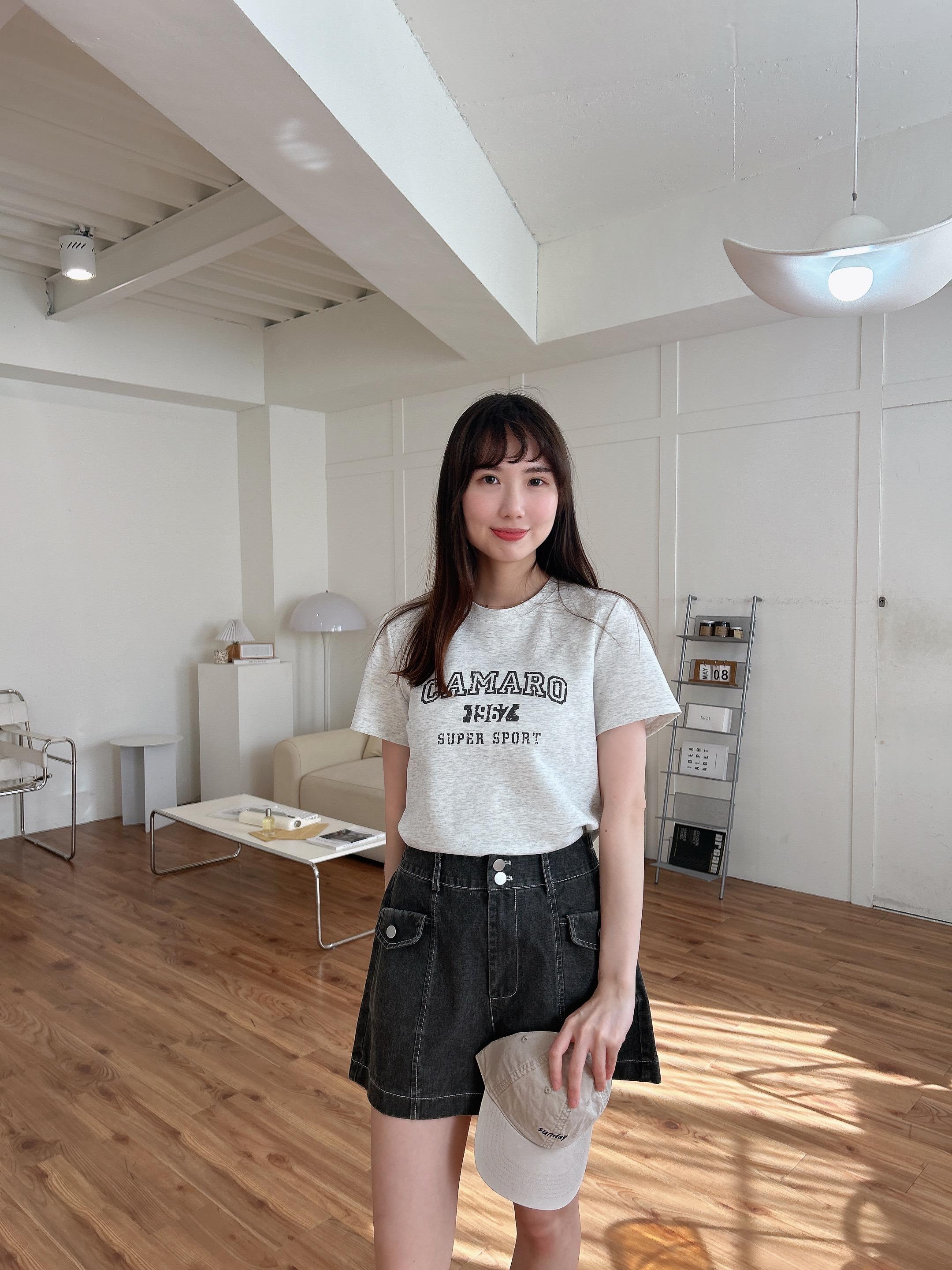 輕鬆出門韓系字母Tee (2色)