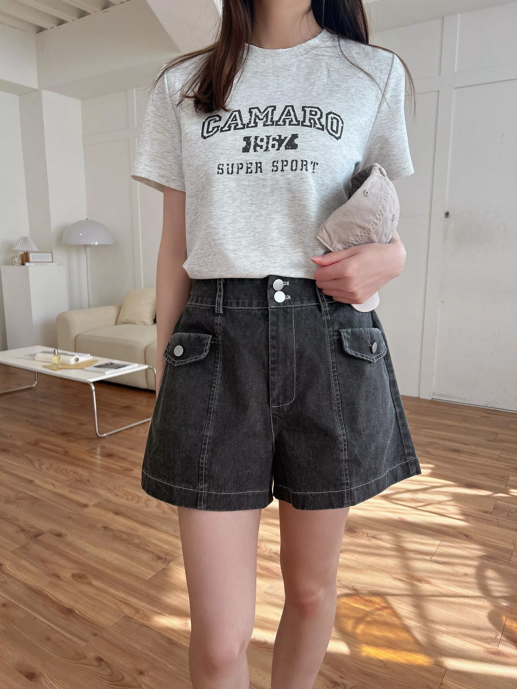 輕鬆出門韓系字母Tee (2色)
