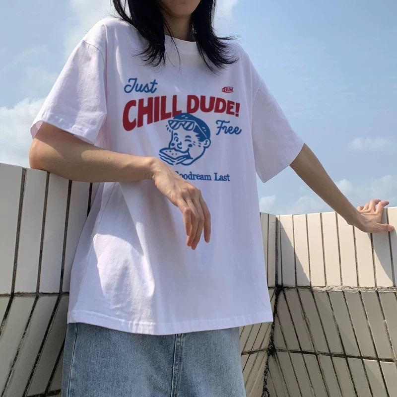 三明治男孩Oversize棉Tee (3色)