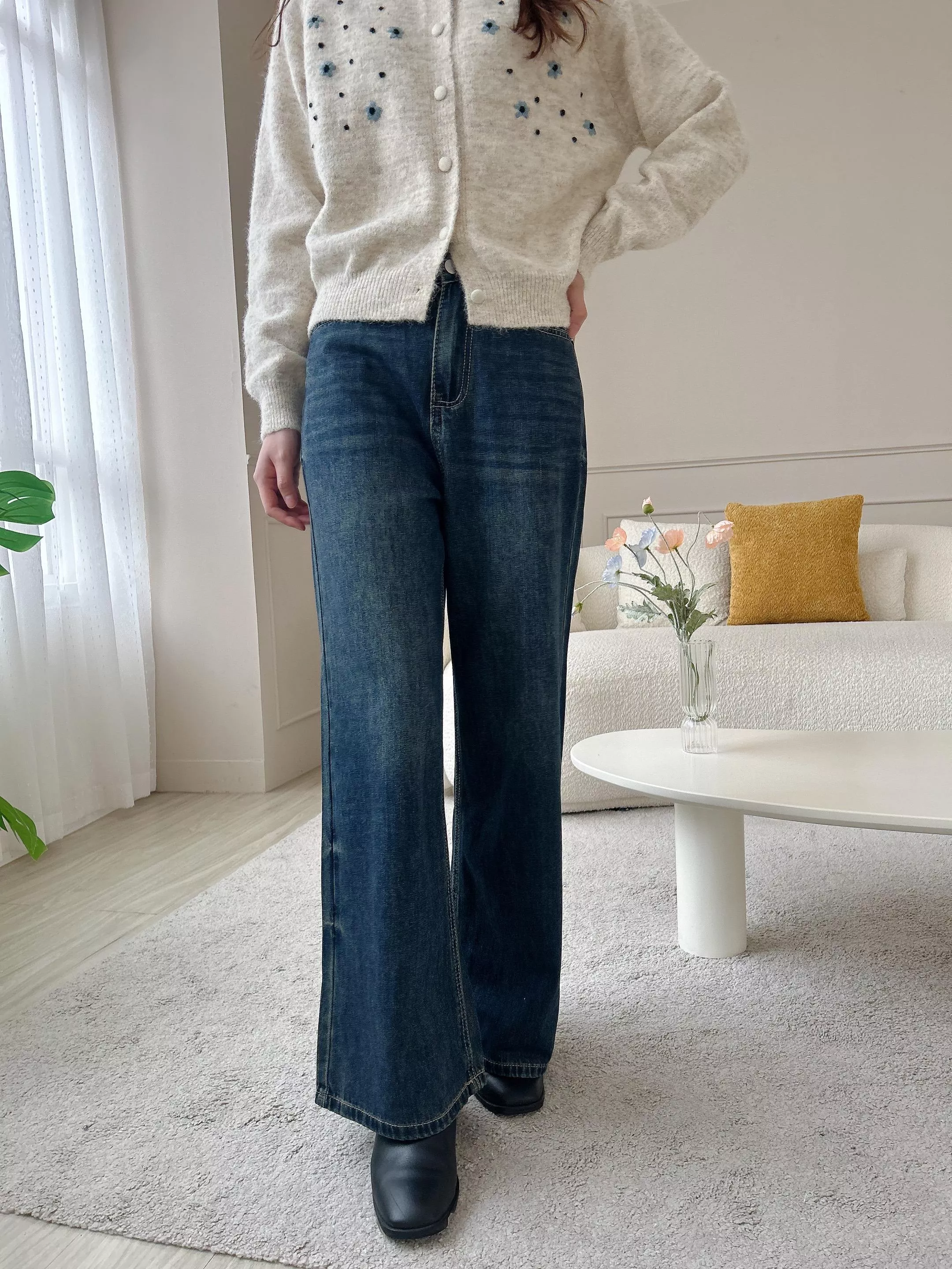 闆娘嚴選!復刻經典直筒牛仔褲 (S-L)