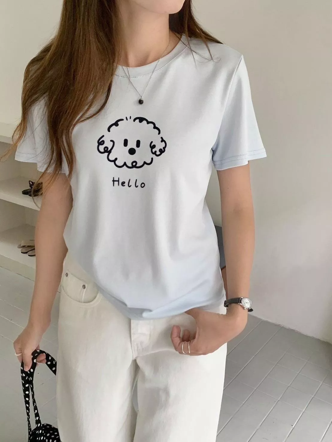 剛剛好的可愛狗狗短Tee (3色)
