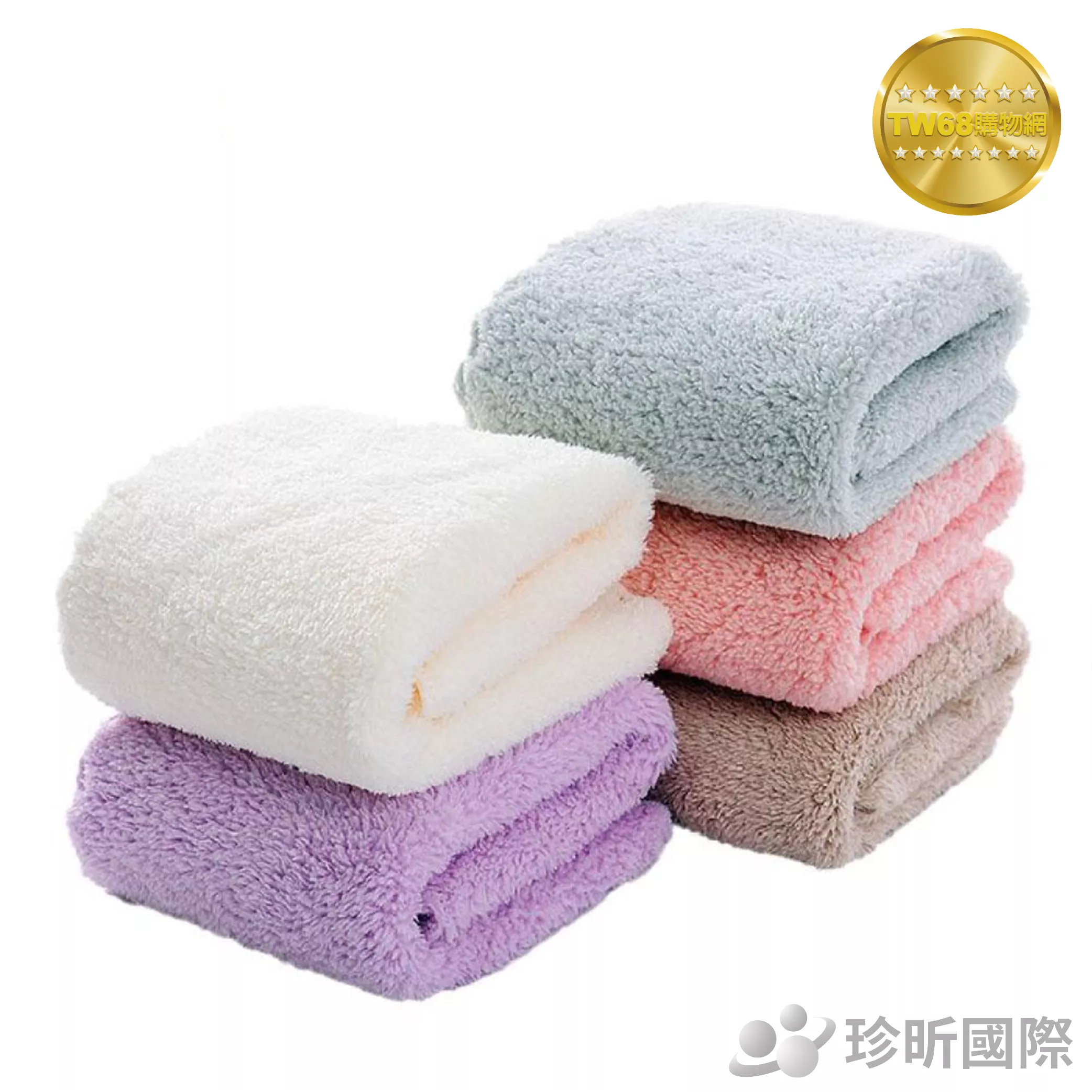 台灣現貨【TW68】繽紛珊瑚絨柔軟吸水方巾~顏色隨機(約30x30)/抹布/方巾/毛巾