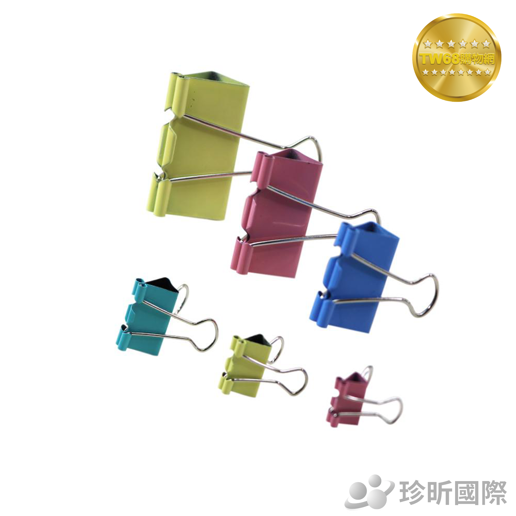 台灣現貨【TW68】彩色燕尾夾 ~6款可選(長約5/4/3/2.5/2/1.5cm)燕尾夾/長尾夾/兩用夾/夾子