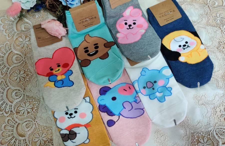 (正韓)BT21嬰兒版襪子-7入組