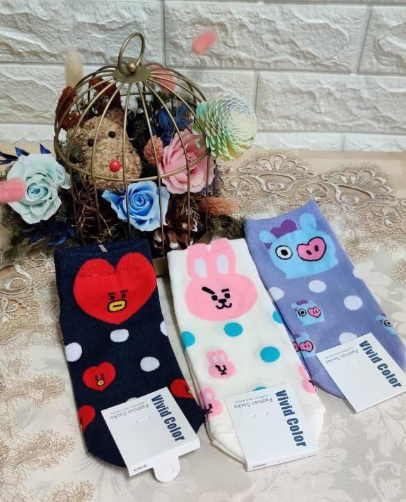 (正韓)BT21襪子3入組