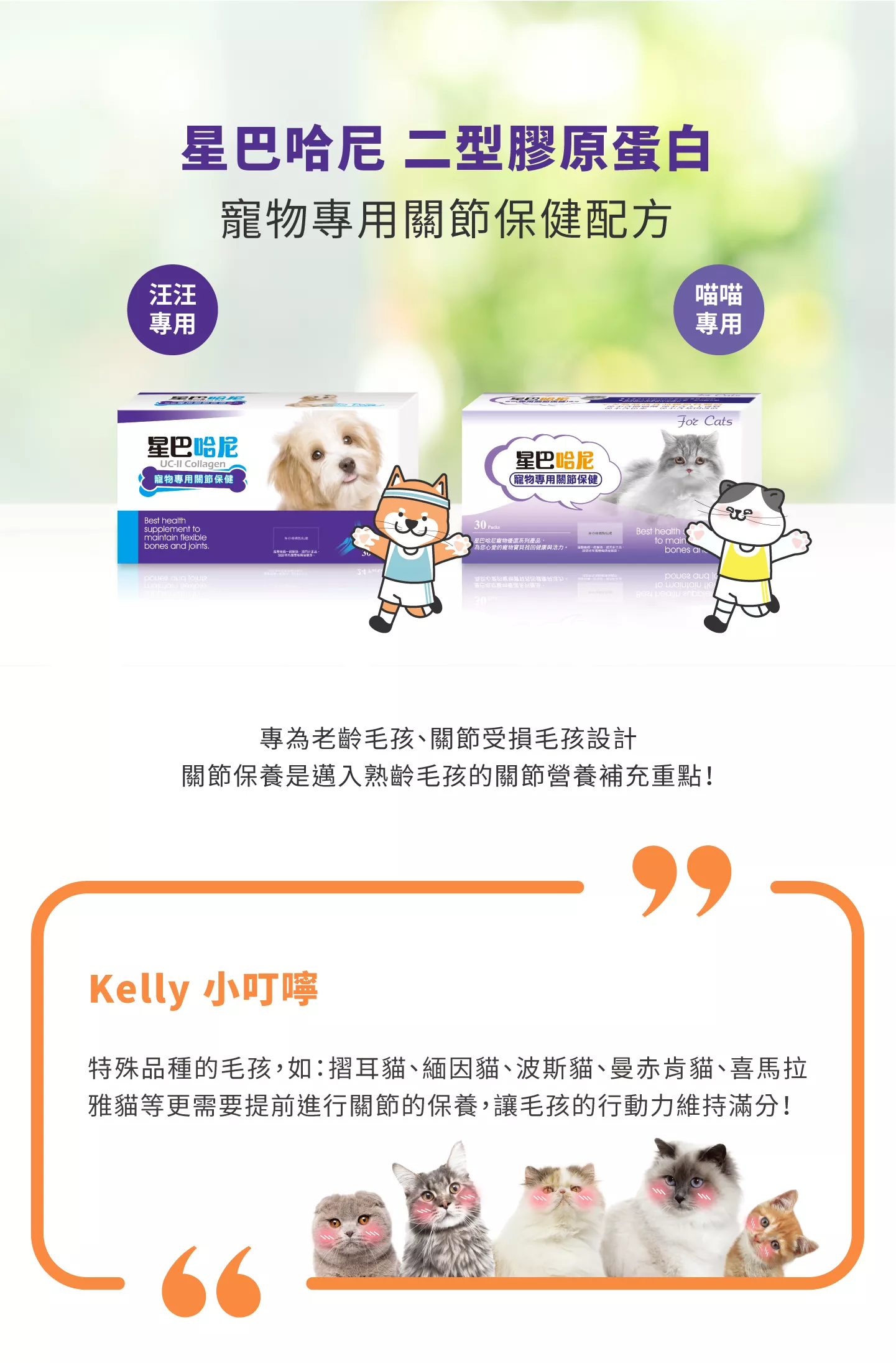 星巴哈尼貓用-關節保健
