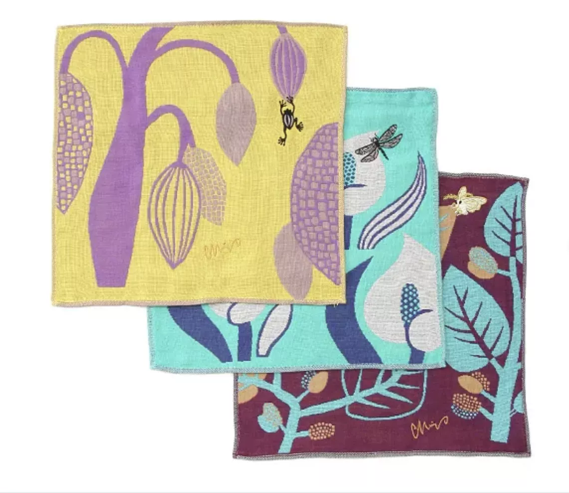 日本插畫家moritaMiW 小方巾