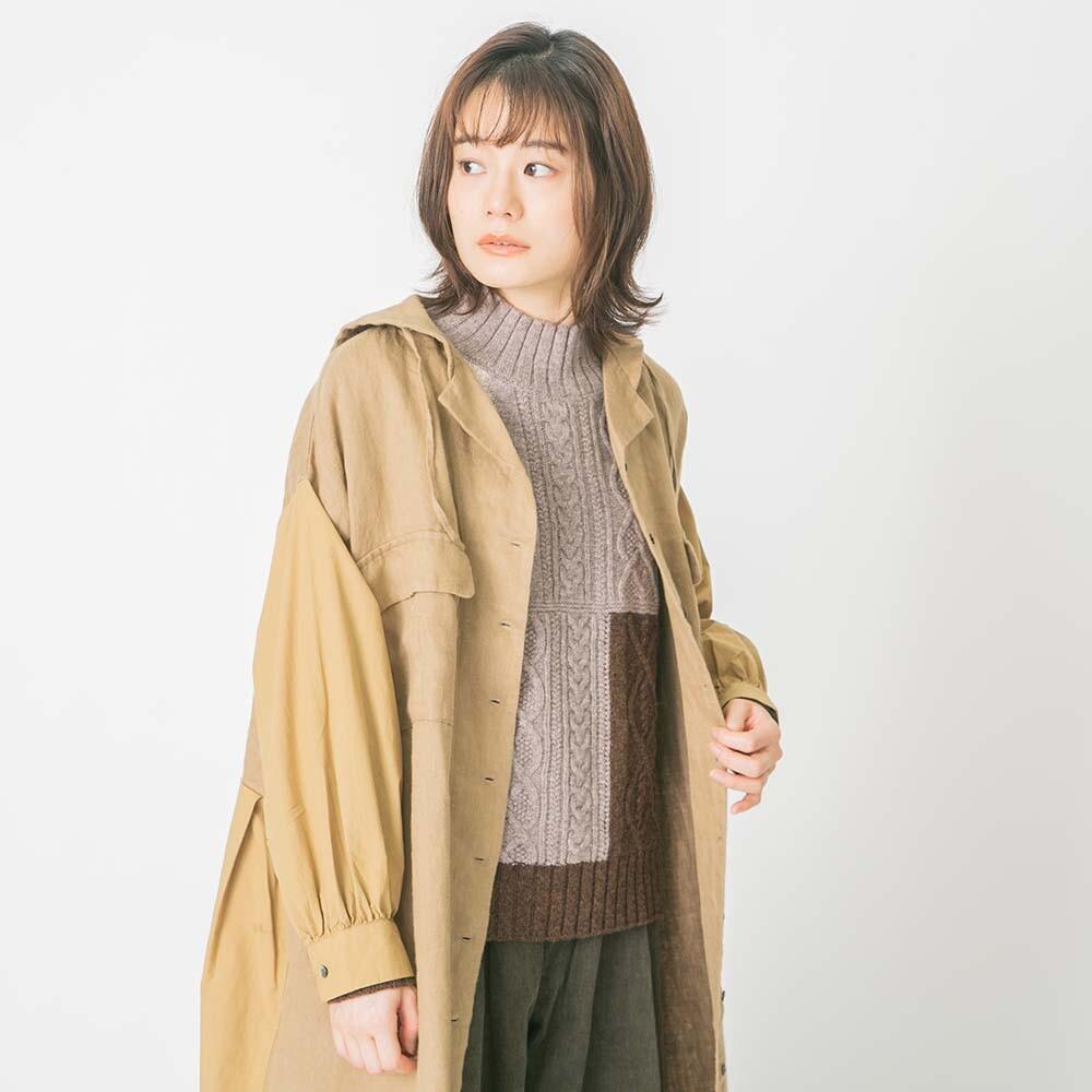 亞麻水手領休閒外套