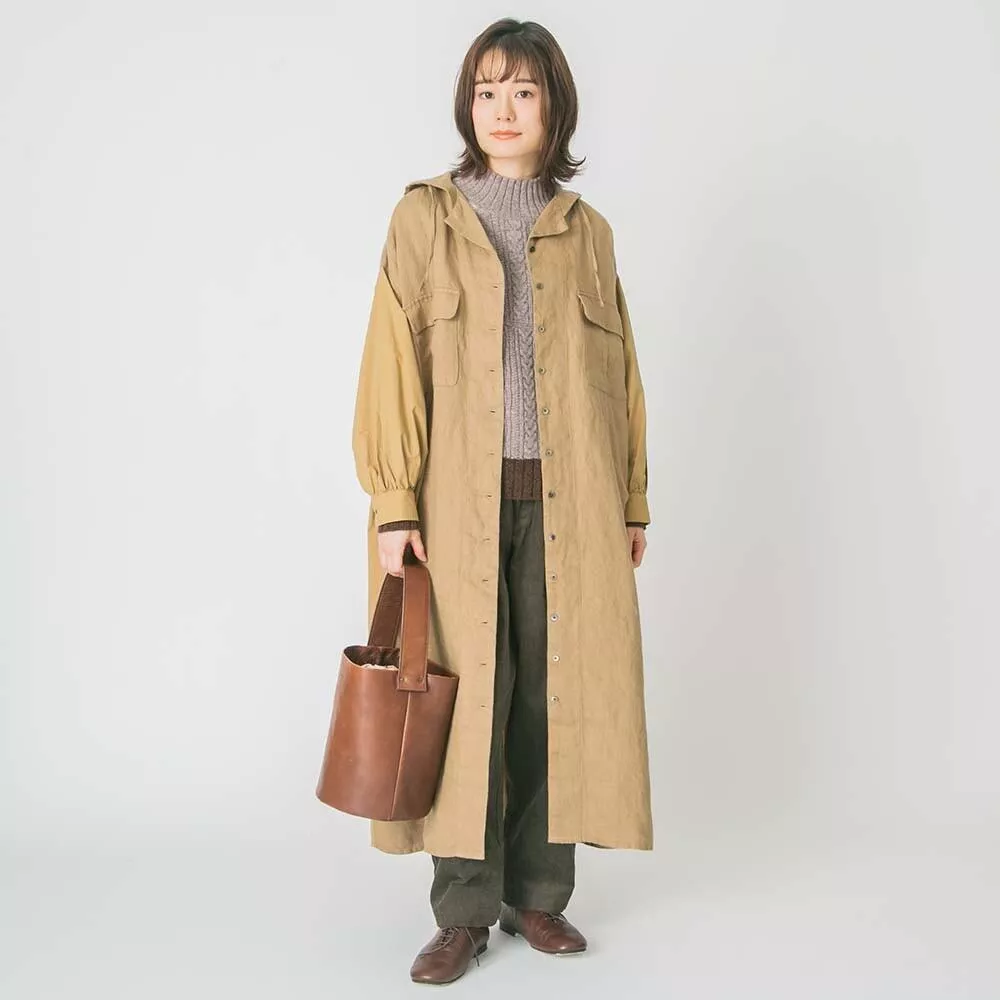 亞麻水手領休閒外套