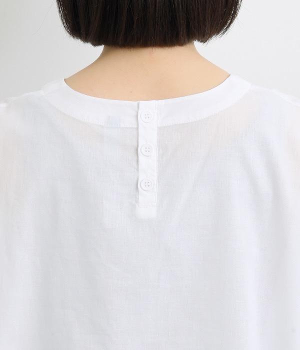NEW~純棉小黑貓刺繡罩衫