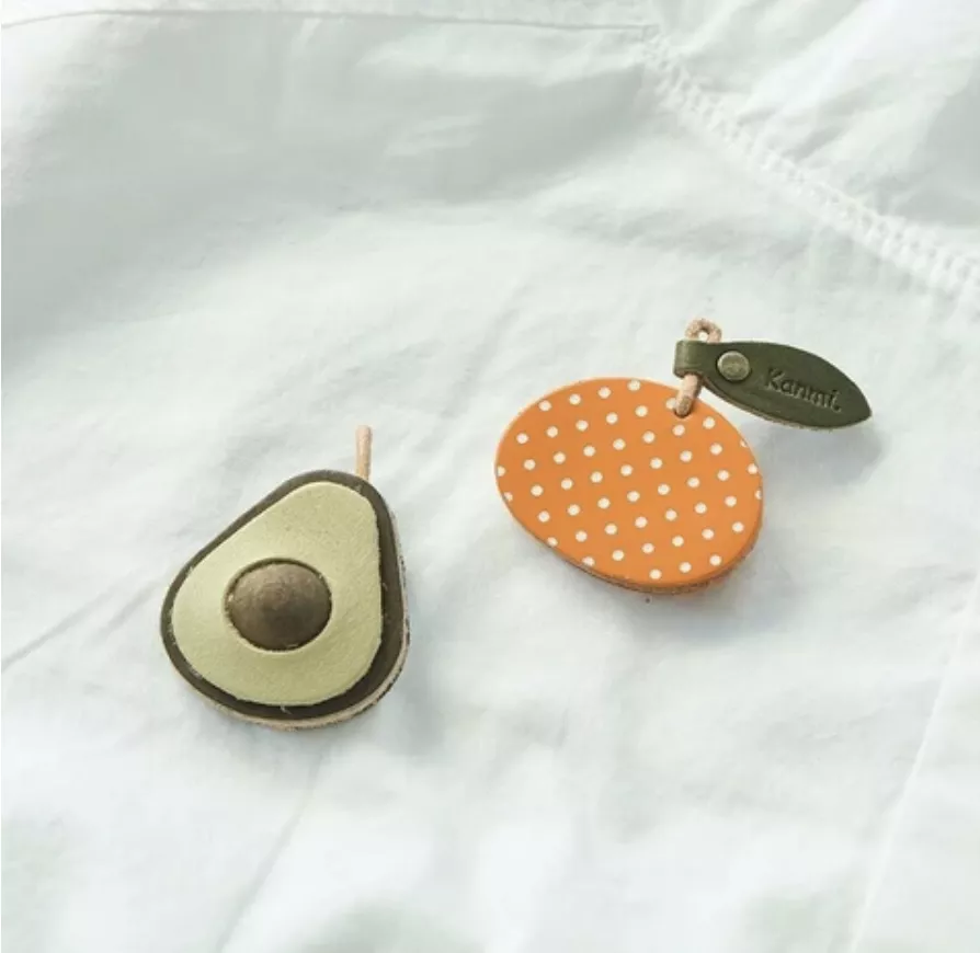 [日本製]kanmi水果系列真皮別針